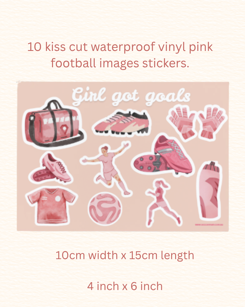 Girl Got Goals — Sticker Sheet