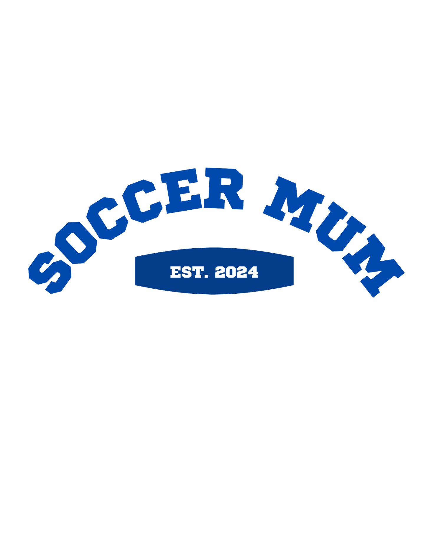 Soccer Mum Navy Varsity Mug