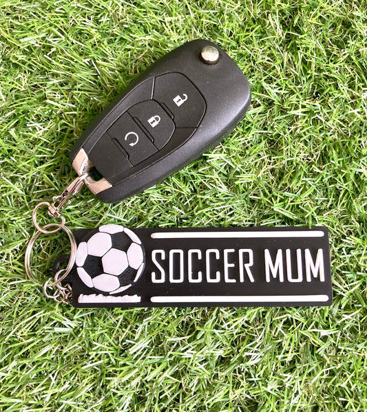 Soccer Mum Keychain or Bag Tag